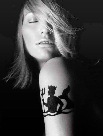 aquarius zodiac tattoos. cool aquarius tattoos