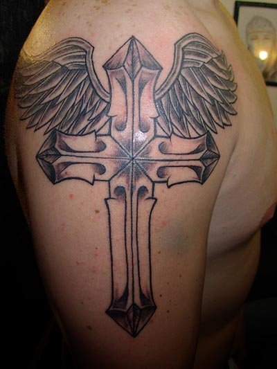 cross tattoos for men on forearm. Art celtic cross tattoos on