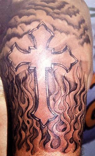 simple cross tattoo wrist. Art celtic cross tattoos on